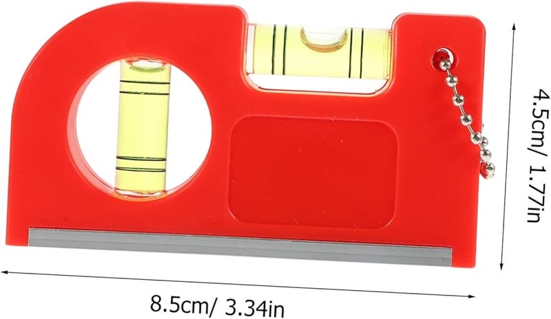 Red Bubble Level Tool Wide Application for Construction and Building - Image 2